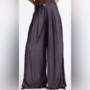 Fashion Nova Denim Wide-Leg Pants